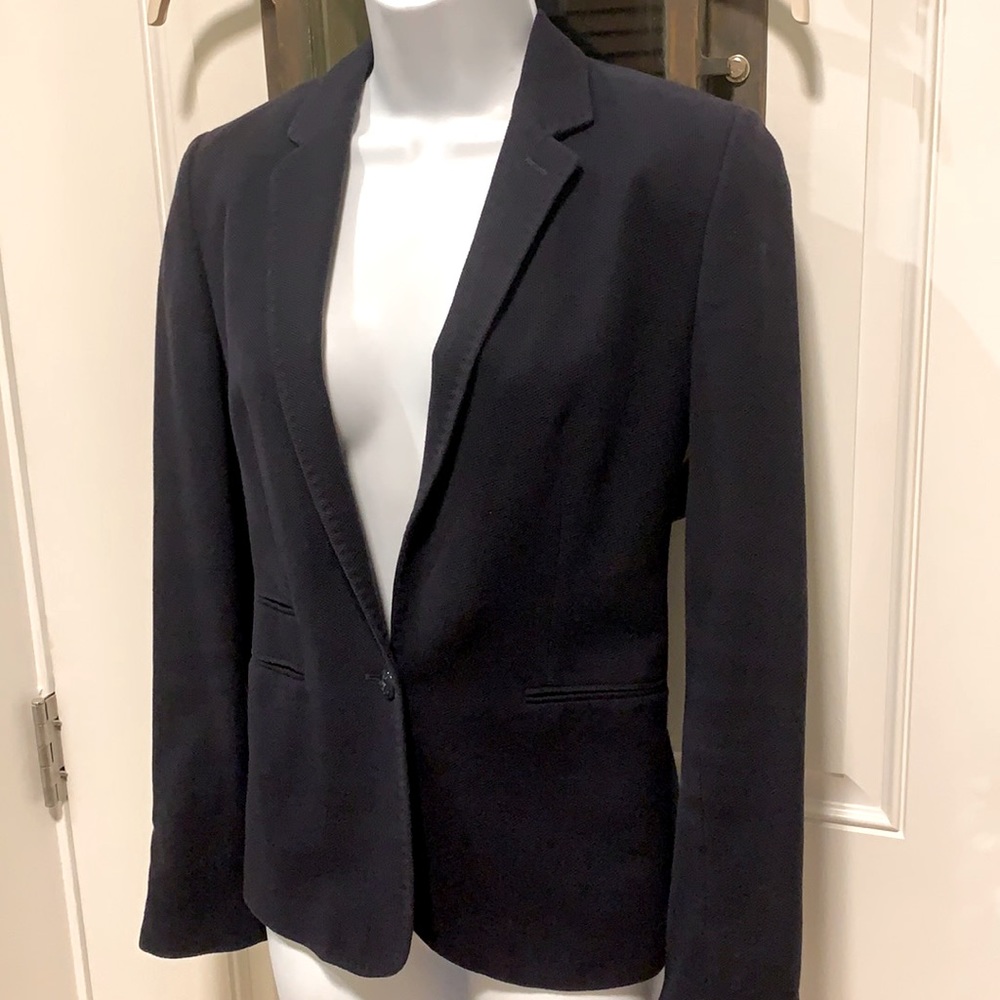 Elegant Designer Massimo Dutti Dark Navy Women’s Blazer/Jacket Size 8